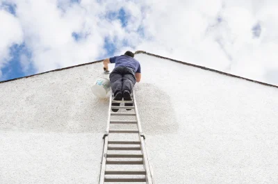 Peinture extérieure aux Essards — façades et ravalement